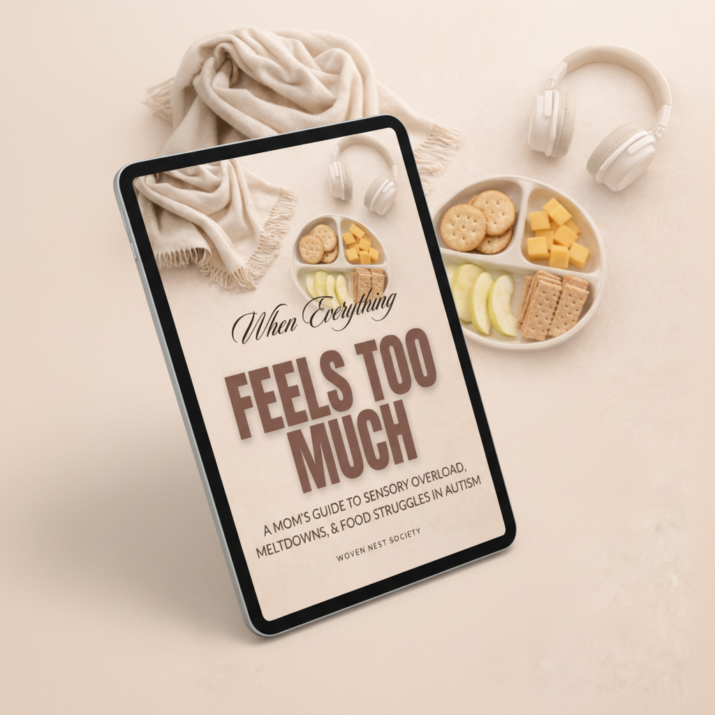 When Everything Feels Too Much ebook displayed on tablet